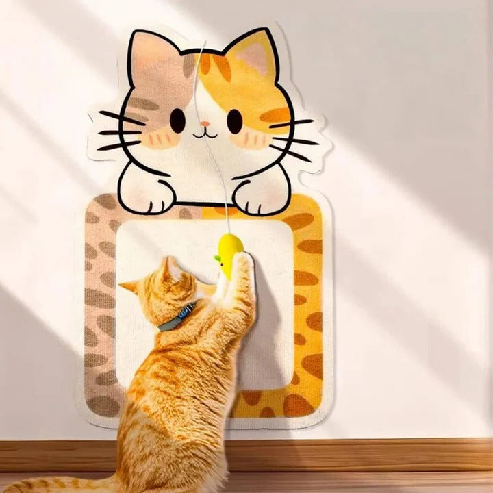 Rascador para gatos que ahorra espacio