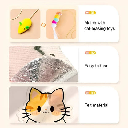 Rascador para gatos que ahorra espacio