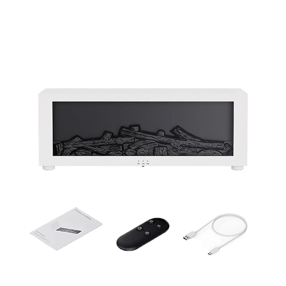 Difusor de aroma compacto con efecto vela LED
