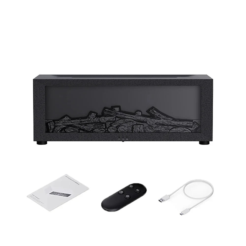 Difusor de aroma compacto con efecto vela LED