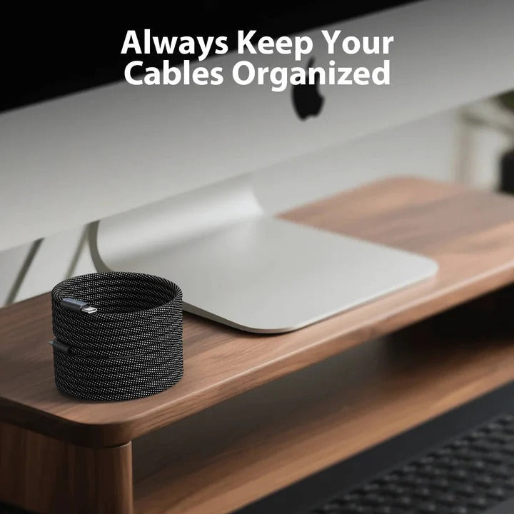 Cable de carga rápida trenzado duradero