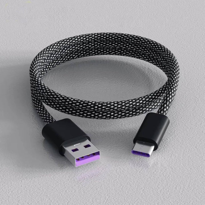 Cable de carga rápida trenzado duradero