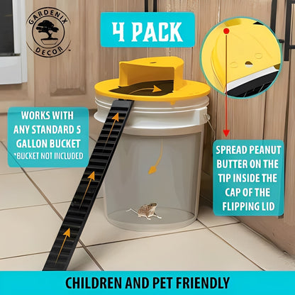 Kit de trampas para ratones humanitarias, 4 unidades