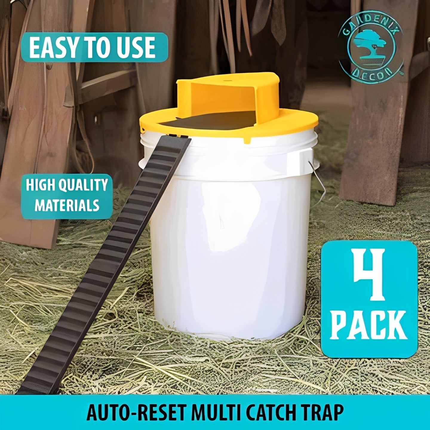 Kit de trampas para ratones humanitarias, 4 unidades