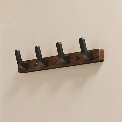 Perchero rústico de madera para pared