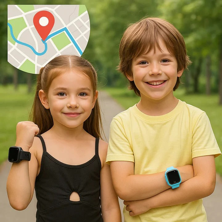 Teléfono reloj inteligente con GPS para niños