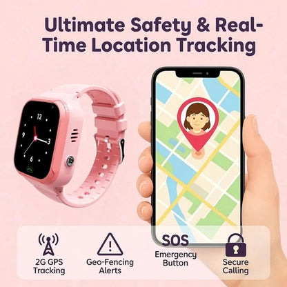 Teléfono reloj inteligente con GPS para niños