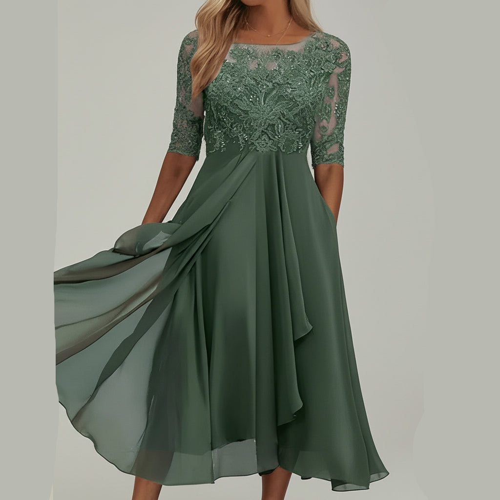 Comfortable Women's Summer Knit Dress - Ortekor