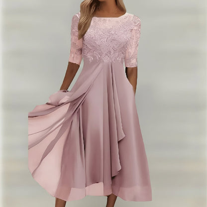 Cómodo vestido de punto de verano para mujer