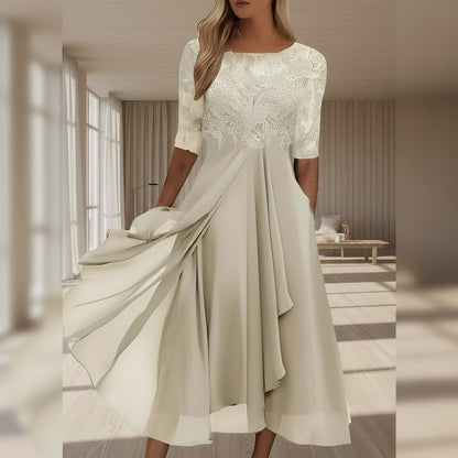 Cómodo vestido de punto de verano para mujer