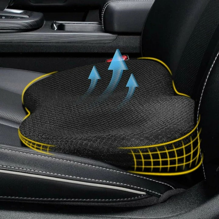 Comfortable Car Seat Pad with Memory Foam - Ortekor
