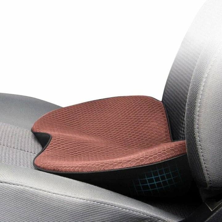 Cómodo cojín para asiento de coche con espuma viscoelástica