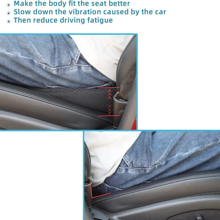Cómodo cojín para asiento de coche con espuma viscoelástica