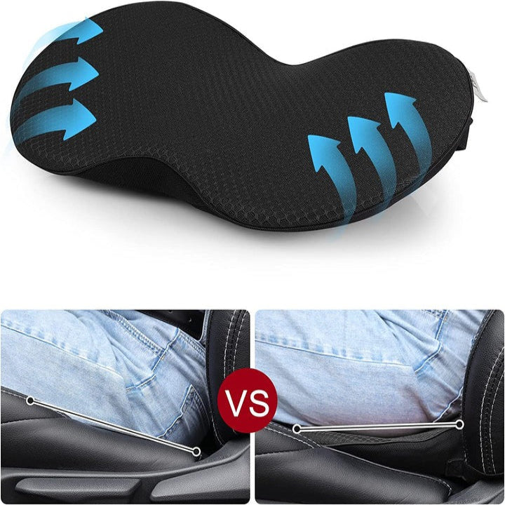 Cómodo cojín para asiento de coche con espuma viscoelástica