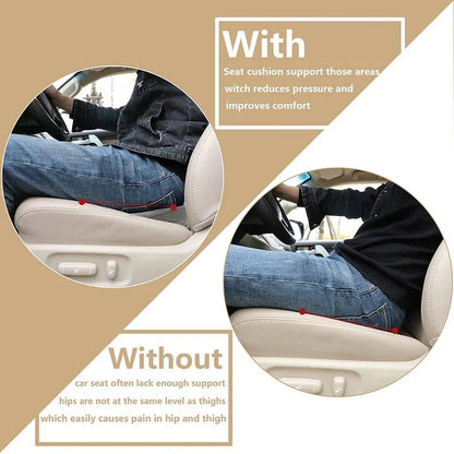 Cómodo cojín para asiento de coche con espuma viscoelástica