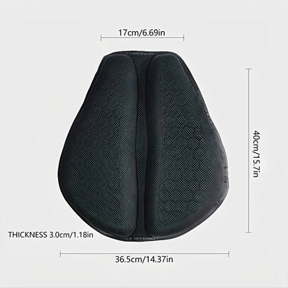 Asiento de gel cómodo para moto con diseño transpirable