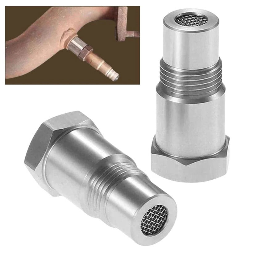 Adaptador universal de acero inoxidable M18x1.5 para sensor de oxígeno de coche