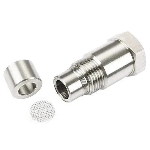 Adaptador universal de acero inoxidable M18x1.5 para sensor de oxígeno de coche