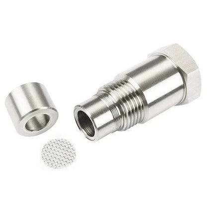 Adaptador universal de acero inoxidable M18x1.5 para sensor de oxígeno de coche