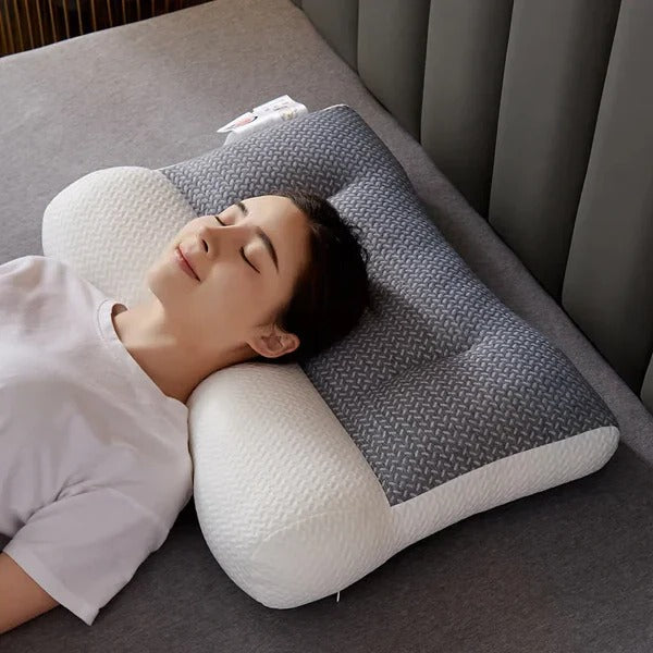 Adjustable Travel Neck Pillow, Ergonomic Design - Ortekor