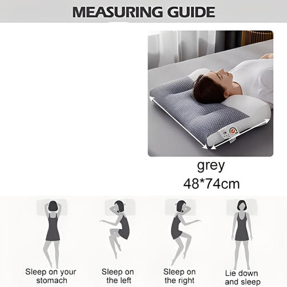 Almohada cervical de viaje ajustable, diseño ergonómico