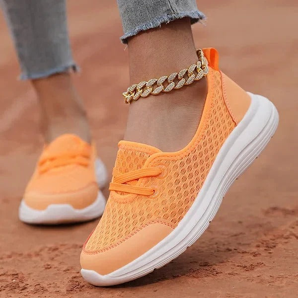 Zapatillas de cuña transpirables para mujer