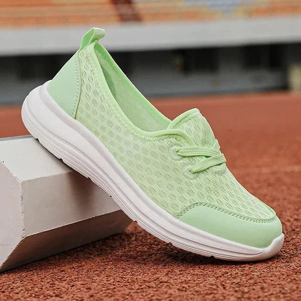 Zapatillas de cuña transpirables para mujer
