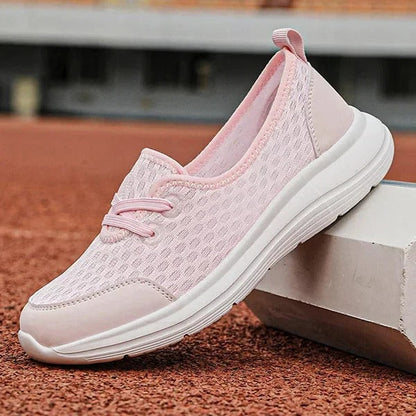 Zapatillas de cuña transpirables para mujer