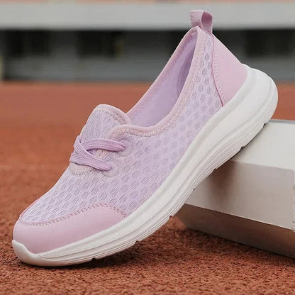 Zapatillas de cuña transpirables para mujer