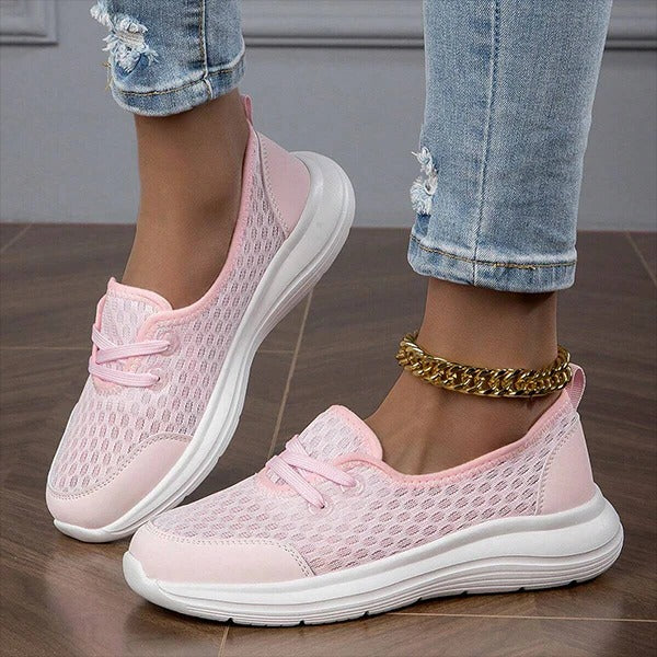 Zapatillas de cuña transpirables para mujer