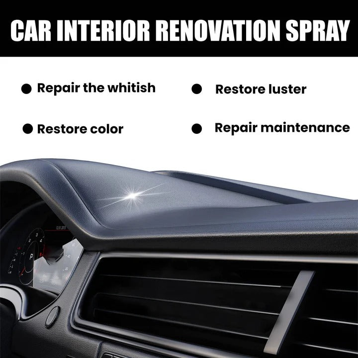 Kit de spray eficaz para limpiar el salpicadero del coche