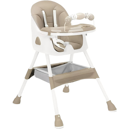 Sillita portátil para bebés con estructura metálica duradera
