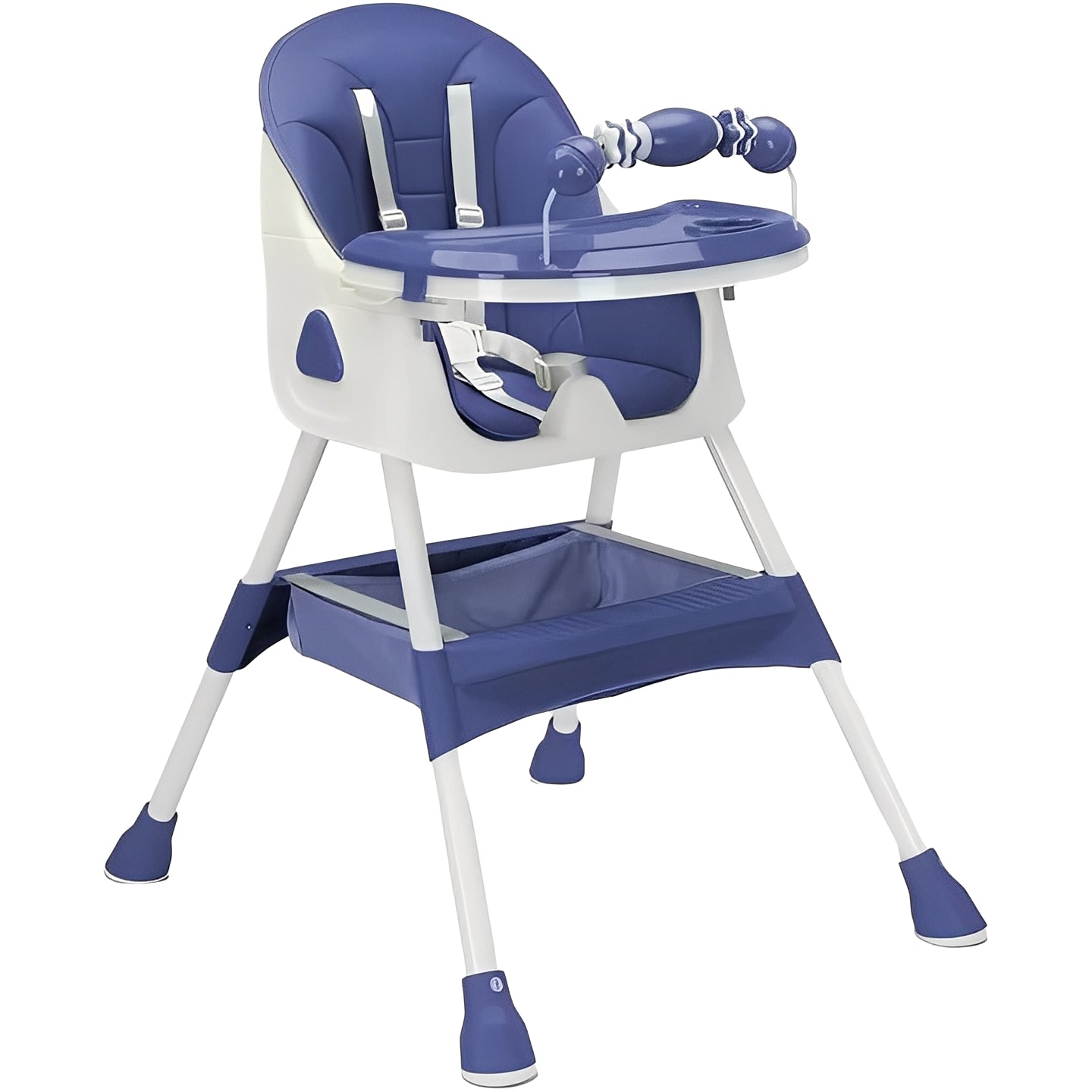 Sillita portátil para bebés con estructura metálica duradera