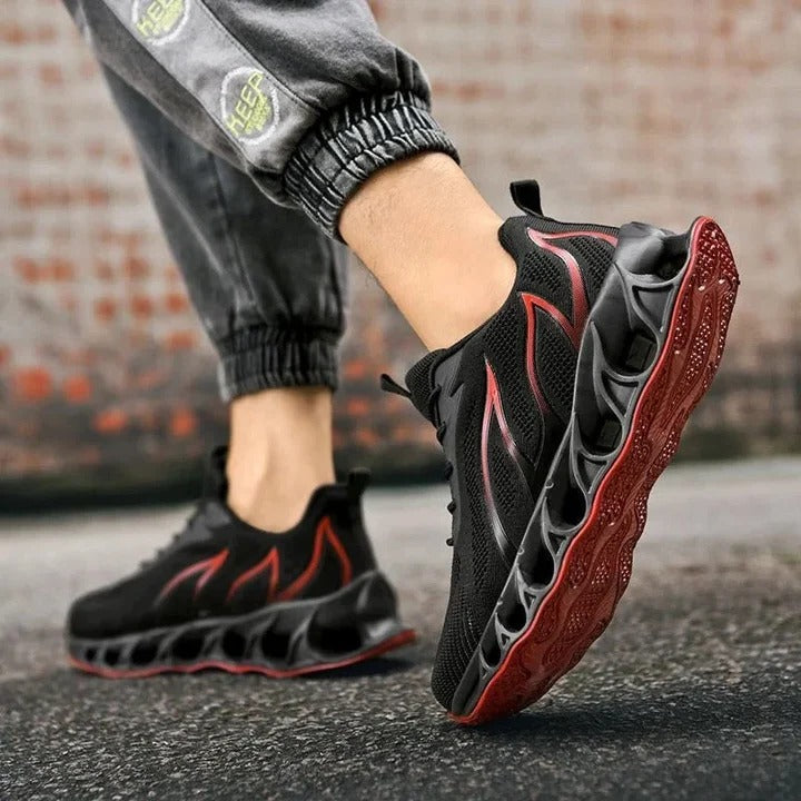 Zapatillas deportivas cómodas para hombre con soporte para el arco plantar