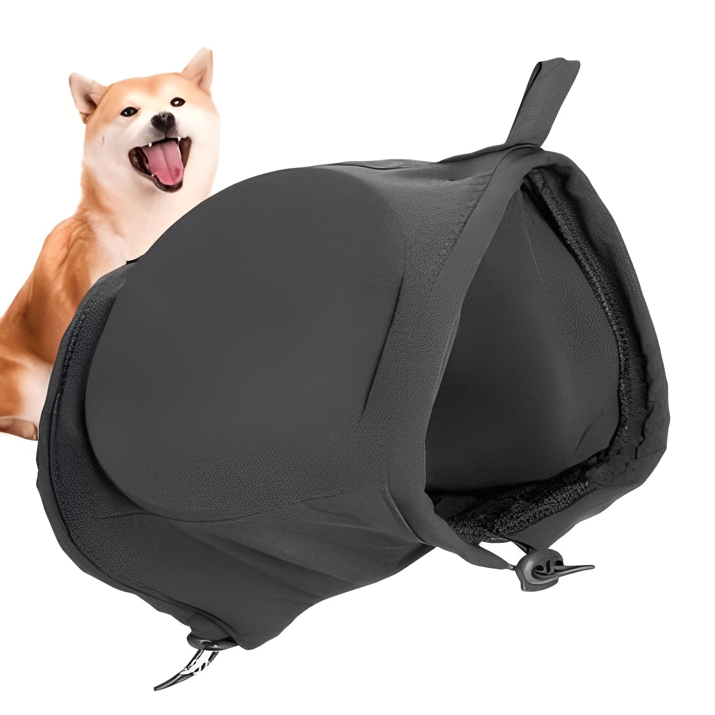 Capucha cubreorejas cómoda para mascotas, diadema ajustable para perros