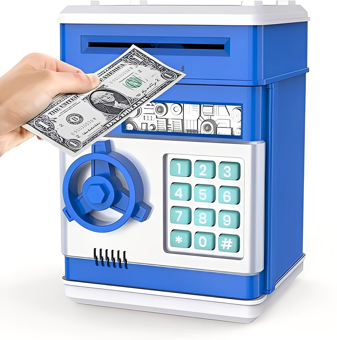 Secure Digital Money Box for Children with Lock - Ortekor