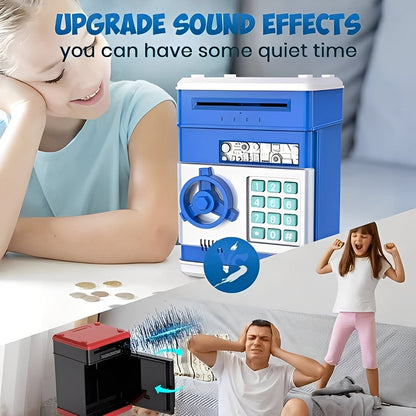 Hucha digital segura para niños con cerradura