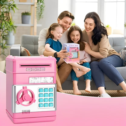 Hucha digital segura para niños con cerradura
