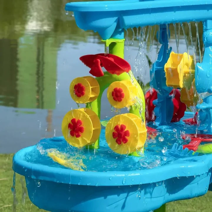 Mesa de Agua de Juego para Niños con Compartimentos Separados