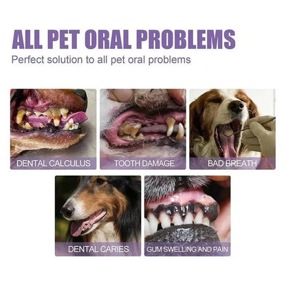Gel dental natural para perros para dientes y encías sanas