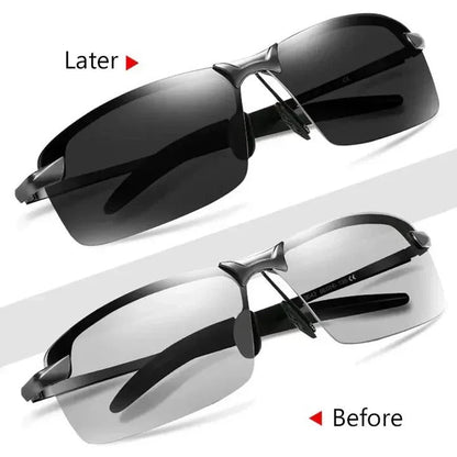 Gafas de Sol Polarizadas que Cambian de Color para Hombre para Exteriores