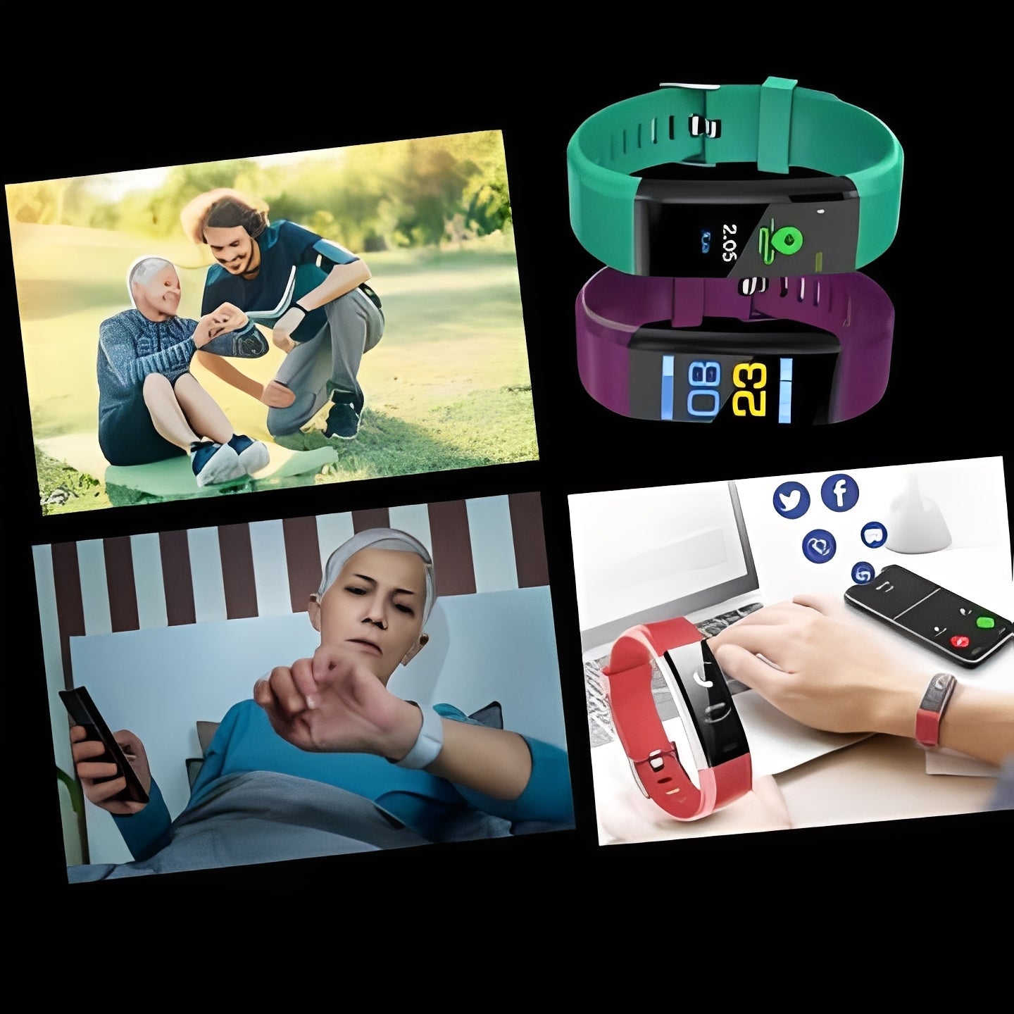 Elegante Reloj con Pantalla LED y Llamadas Telefónicas