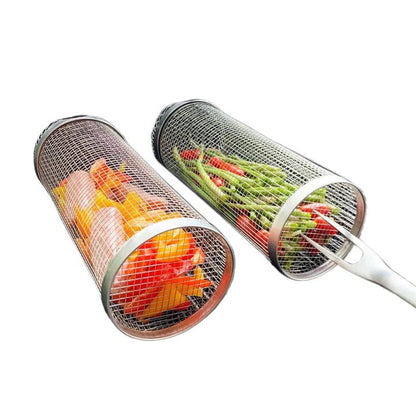 Cesta para Asar a la Parrilla Easy Turn con Rotación de 360°