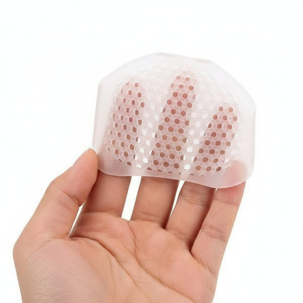 Almohadillas de gel cómodas para los dedos del pie, paquete de 2
