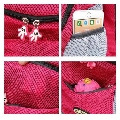 Transportín de peluche para mascotas con correas cómodas