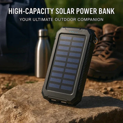 Batería Cargador Solar Compacta para Exteriores de 30000 mAh