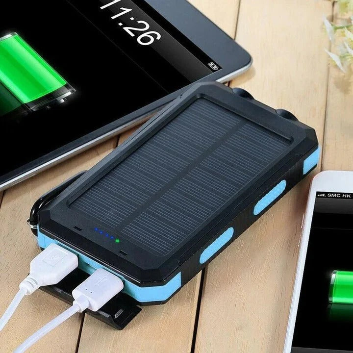 Batería Cargador Solar Compacta para Exteriores de 30000 mAh