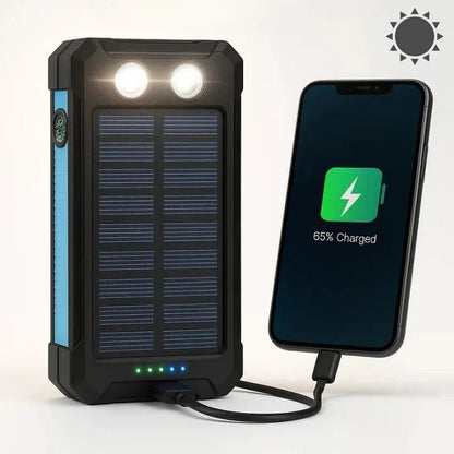 Batería Cargador Solar Compacta para Exteriores de 30000 mAh