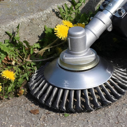 Cuchilla de metal duradero para desbrozadora de césped
