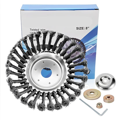 Cuchilla de metal duradero para desbrozadora de césped